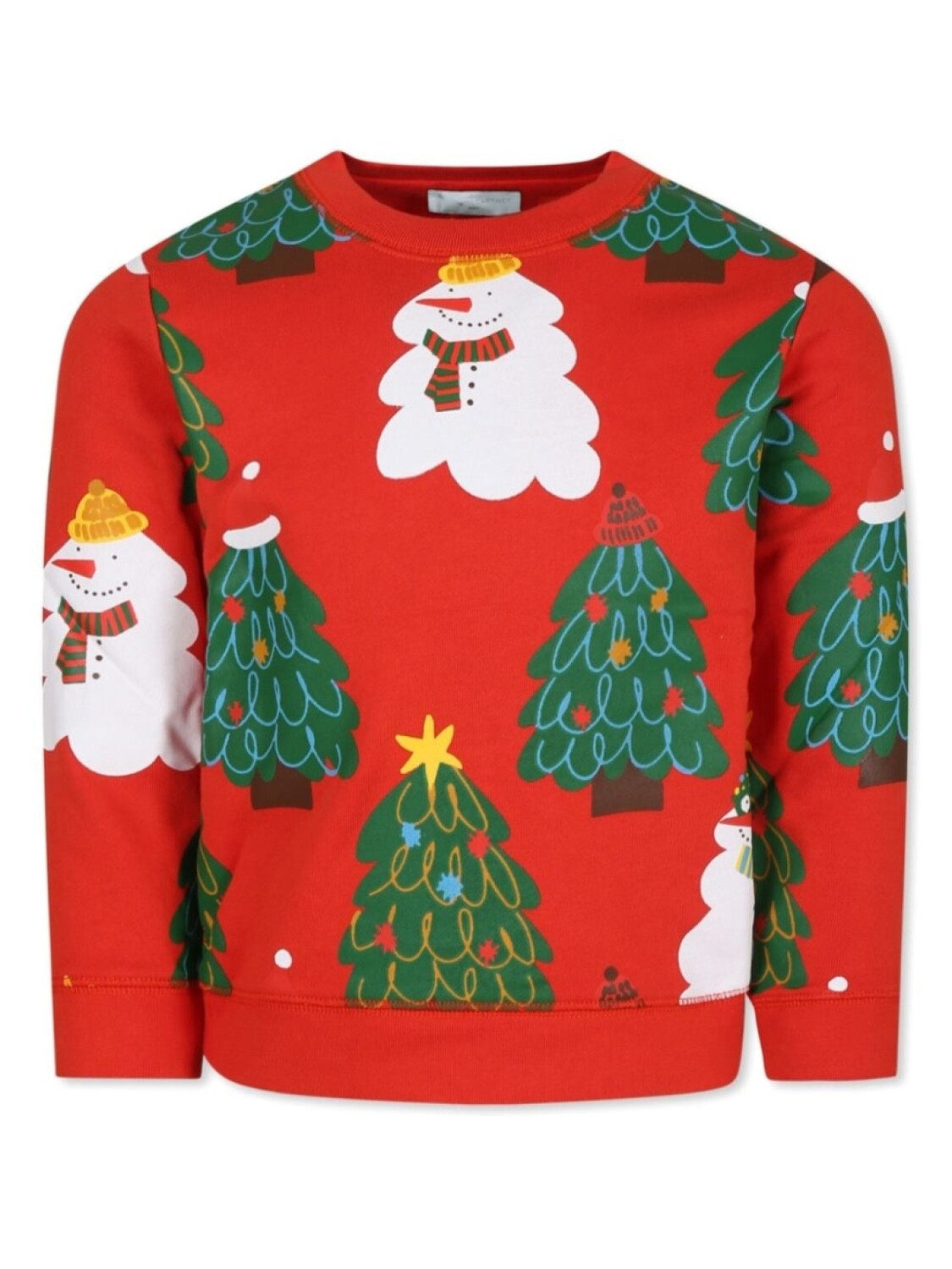 Stella McCartney Kids толстовка из органического хлопка с рождественским принтом, красный
Stella McCartney Kids толстовка из органического хлопка с рождественским принтом, красный