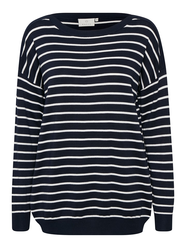 Свитер Мала темно-синего/кремового цвета Kaffe
Свитер Мала темно-синего/кремового цвета Kaffe