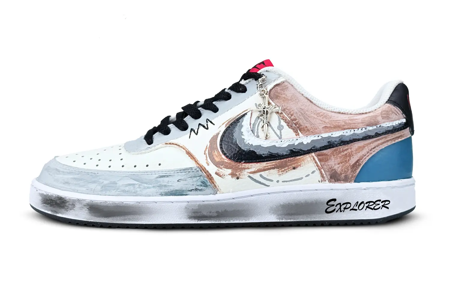 Nike Кроссовки для скейтбординга Court Vision 1 Wilderness Pursuit, износостойкие, белые, мужские
Nike Кроссовки для скейтбординга Court Vision 1 Wilderness Pursuit, износостойкие, белые, мужские