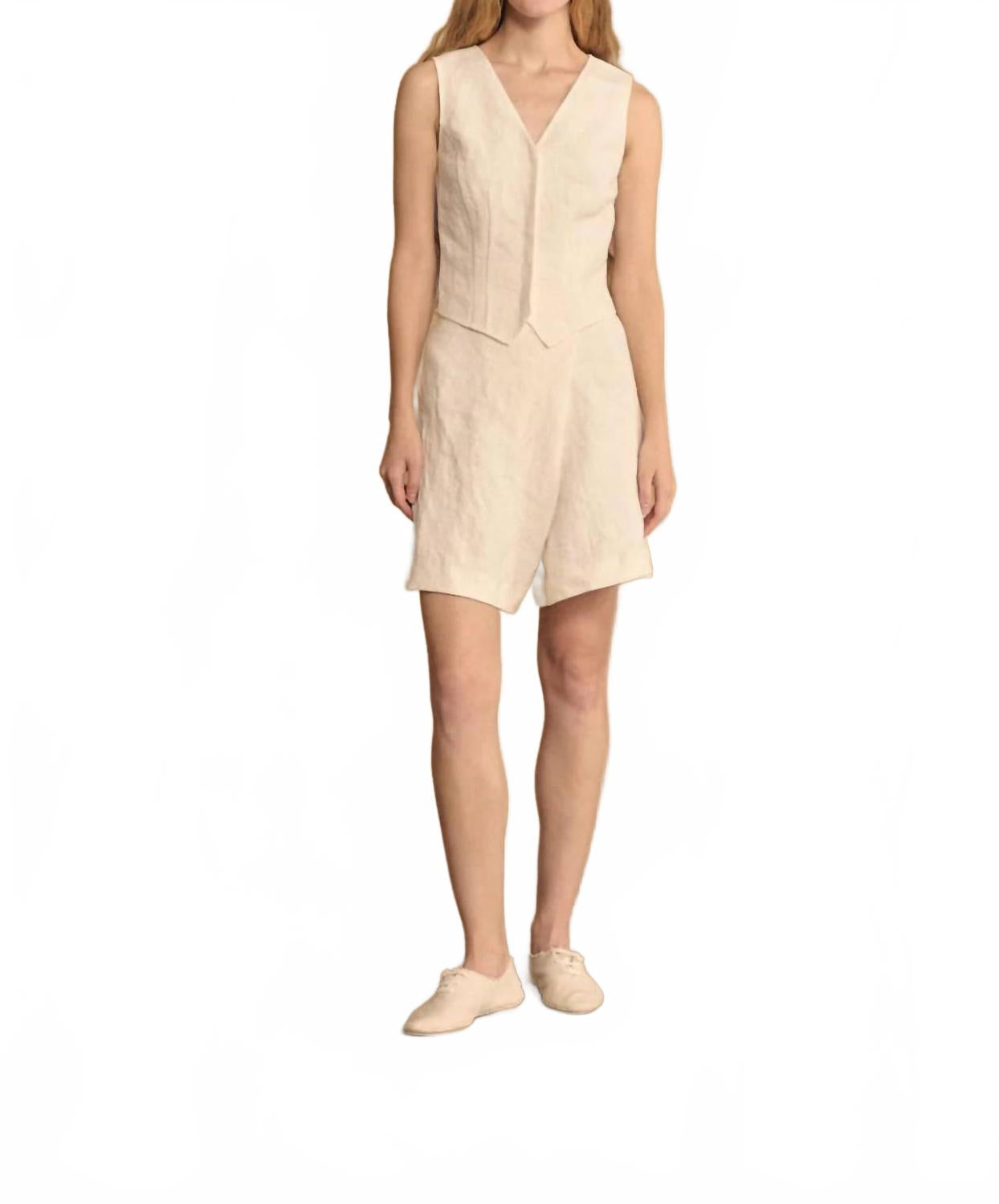 Льняные шорты Costa цвета слоновой кости Cortana, слоновая кость
Льняные шорты Costa цвета слоновой кости Cortana, слоновая кость