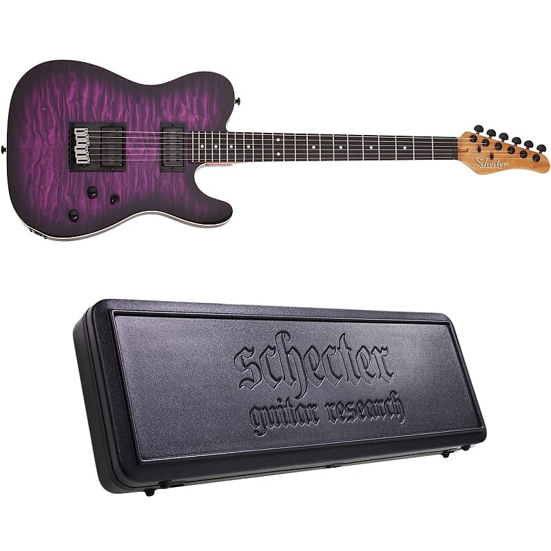 Электрогитара Schecter PT Pro Trans Purple Burst Electric Guitar + Hard Case
Электрогитара Schecter PT Pro Trans Purple Burst Electric Guitar + Hard Case