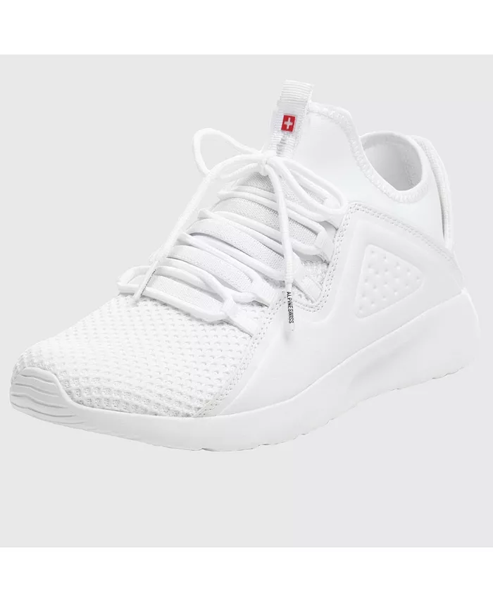 Мужские модные кроссовки легкие трикотажные с эластичным верхом и носочной посадкой Tennis Shoe Alpine Swiss, белый
Мужские модные кроссовки легкие трикотажные с эластичным верхом и носочной посадкой Tennis Shoe Alpine Swiss, белый