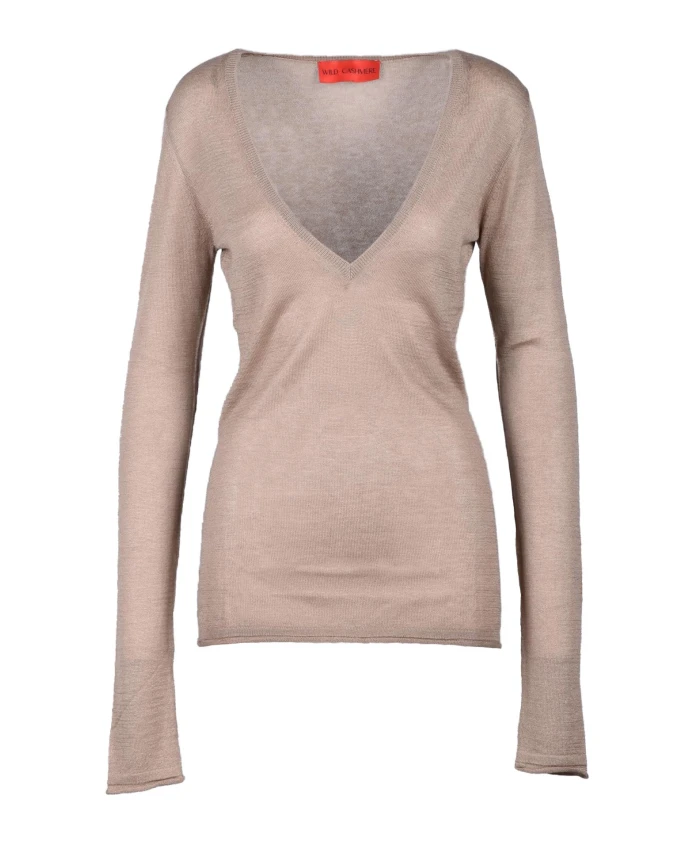 Шелковый кашемировый свитер Wild Cashmere, бежевый
Шелковый кашемировый свитер Wild Cashmere, бежевый