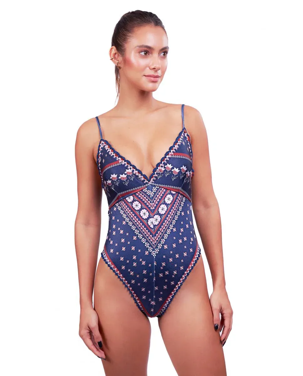 Однотонный бразильский женский купальник с набивкой Despi, синий
Однотонный бразильский женский купальник с набивкой Despi, синий