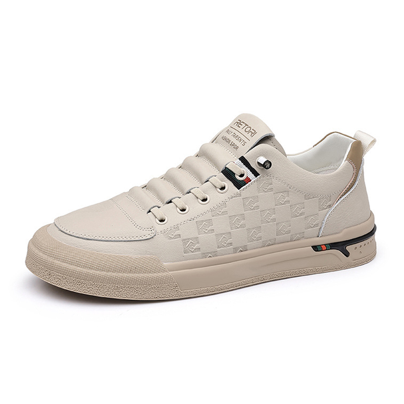 Дышащие низкие скейтерские кроссовки Men's H2, бежевый
Дышащие низкие скейтерские кроссовки Men's H2, бежевый