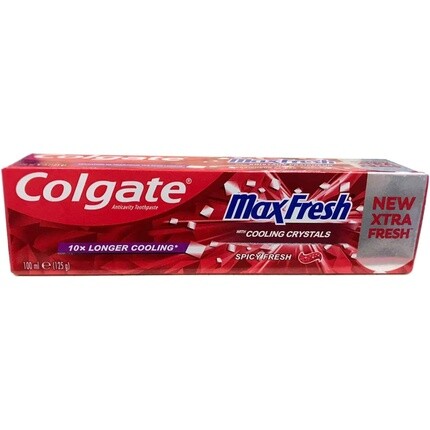 Зубная паста Colgate Max Fresh Spicy с охлаждающими кристаллами 100 мл
Зубная паста Colgate Max Fresh Spicy с охлаждающими кристаллами 100 мл