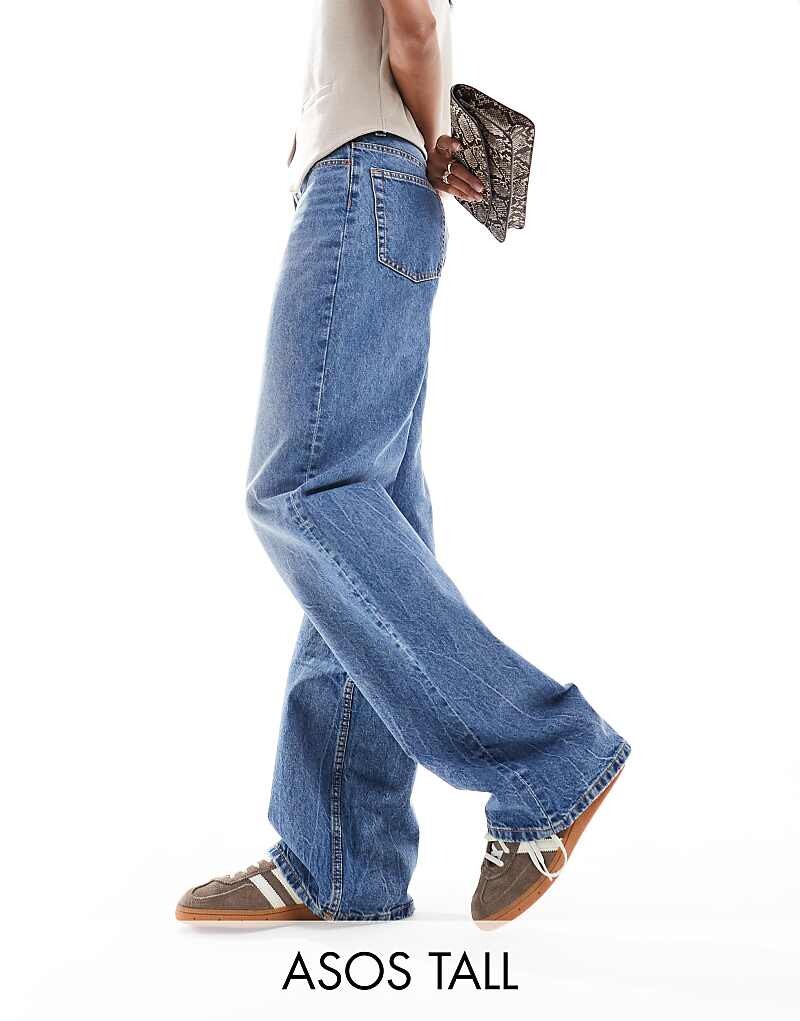 Синие широкие джинсы ASOS DESIGN Tall
Синие широкие джинсы ASOS DESIGN Tall