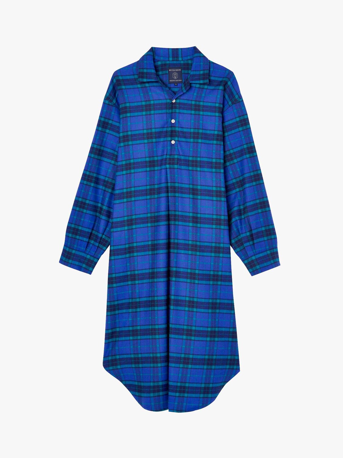Ночная рубашка из хлопка с начесом в клетку тартан British Boxers, полуночный синий/зеленый
Ночная рубашка из хлопка с начесом в клетку тартан British Boxers, полуночный синий/зеленый