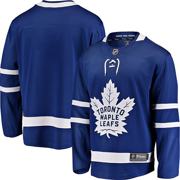 Мужская синяя домашняя футболка Toronto Maple Leafs Breakaway Fanatics
Мужская синяя домашняя футболка Toronto Maple Leafs Breakaway Fanatics