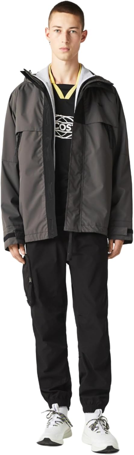 Lacoste мужская водоотталкивающая парка, Black
Lacoste мужская водоотталкивающая парка, Black