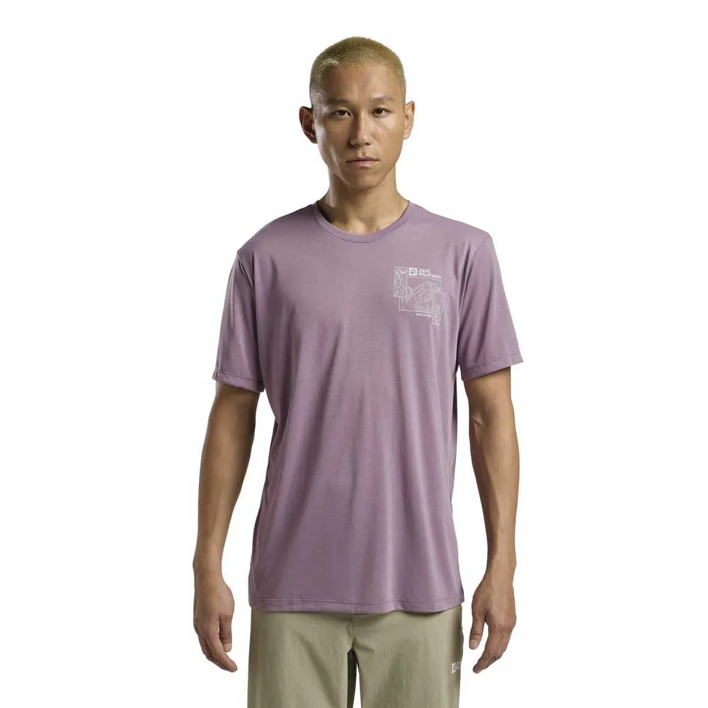 Футболка с коротким рукавом Jack Wolfskin Vonnan Graphic, фиолетовый
Футболка с коротким рукавом Jack Wolfskin Vonnan Graphic, фиолетовый