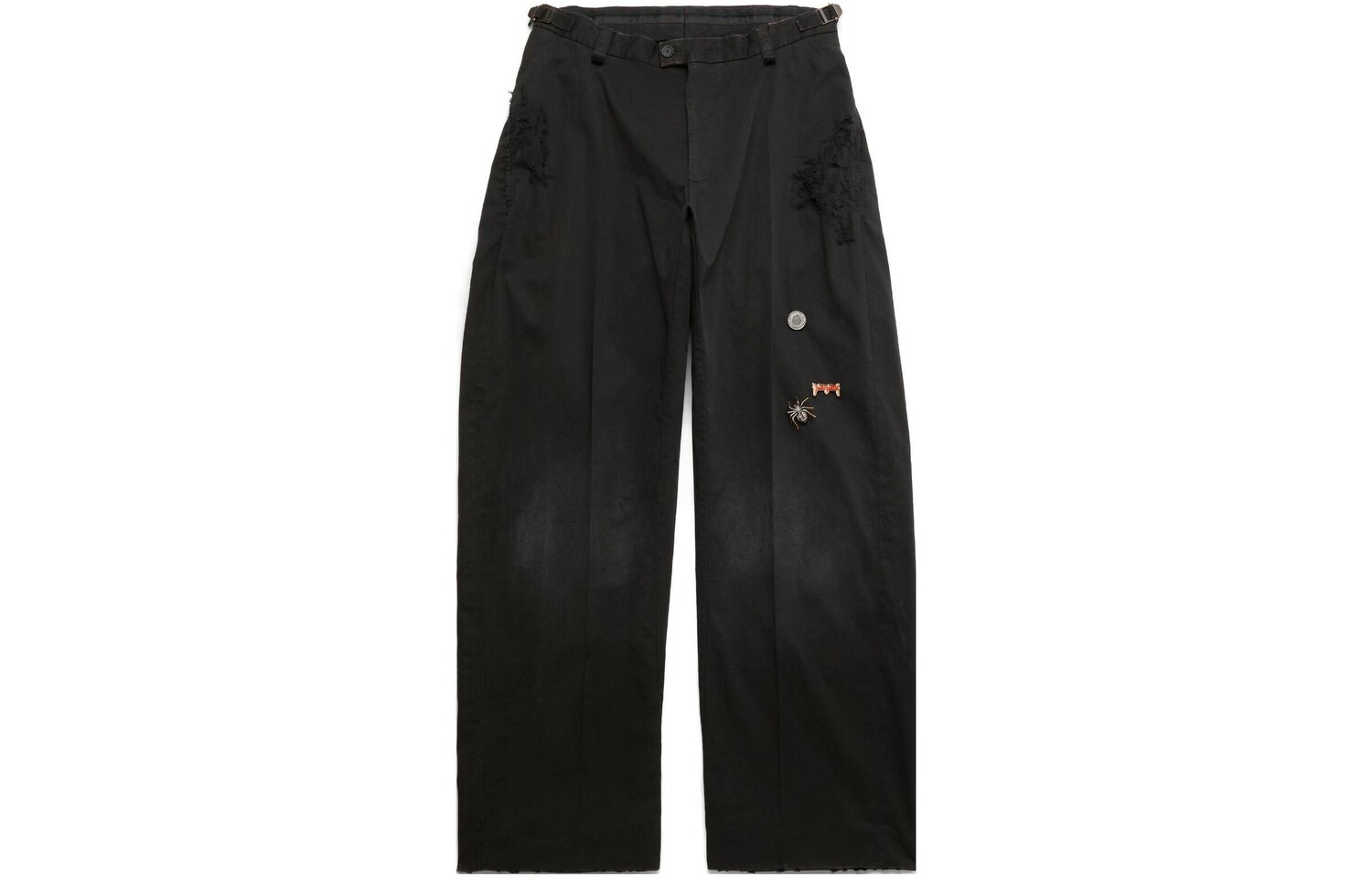 Брюки мужские Balenciaga с потертостями, черный
Брюки мужские Balenciaga с потертостями, черный