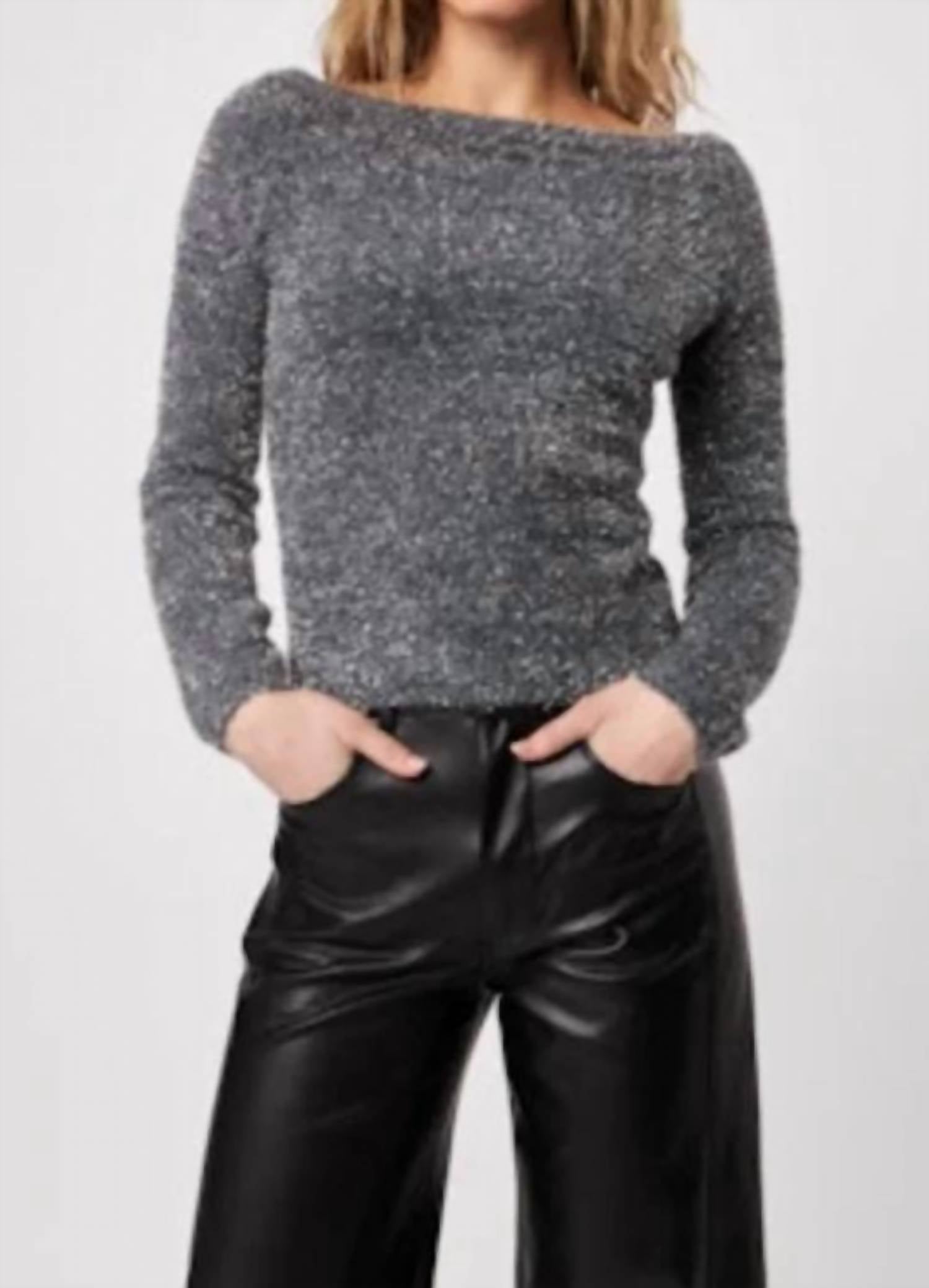 Топ Dov в сверкающем графитовом цвете JOHN + JENN, sparkling graphite
Топ Dov в сверкающем графитовом цвете JOHN + JENN, sparkling graphite