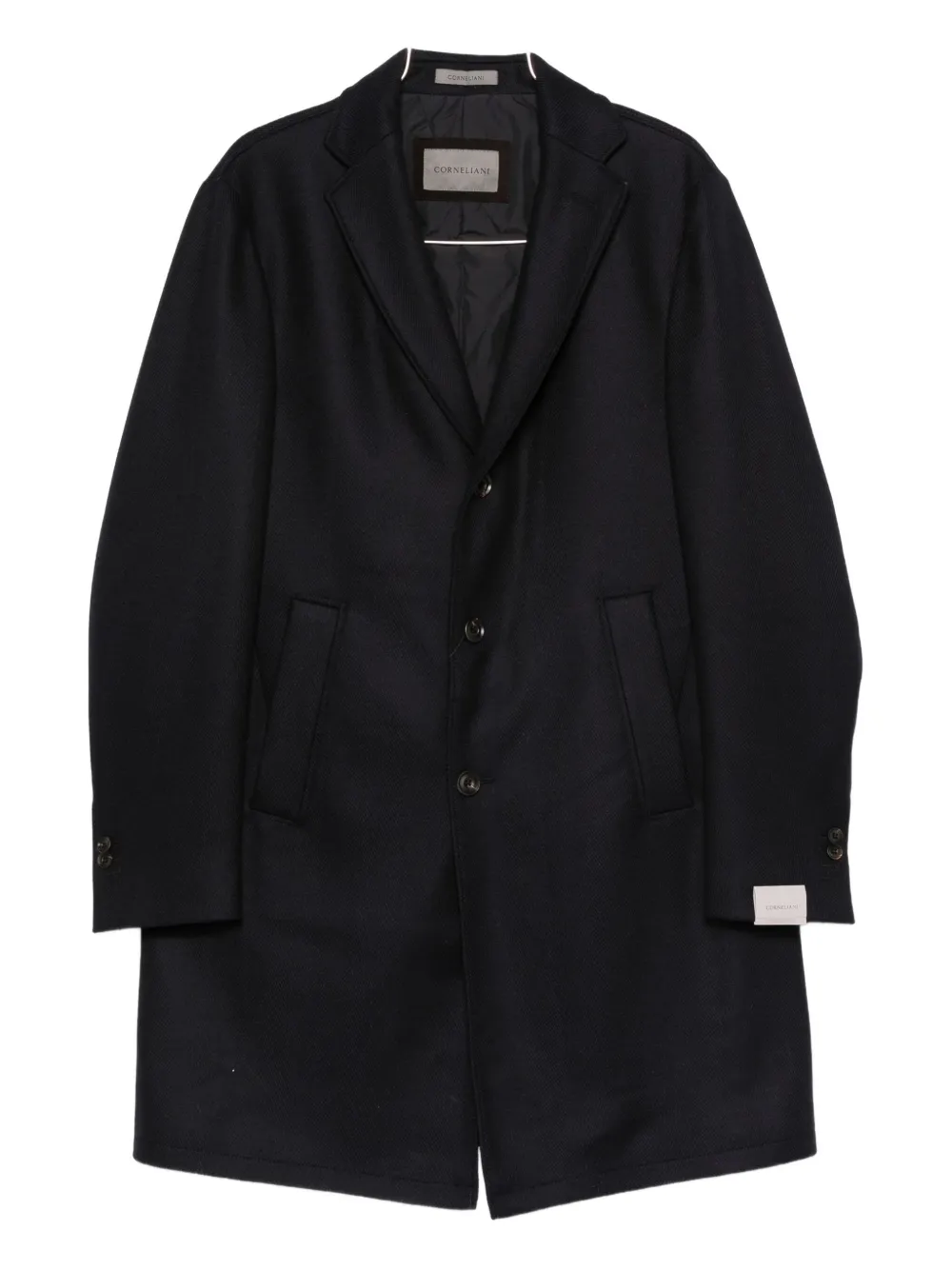 Пальто на пуговицах Corneliani, синий
Пальто на пуговицах Corneliani, синий