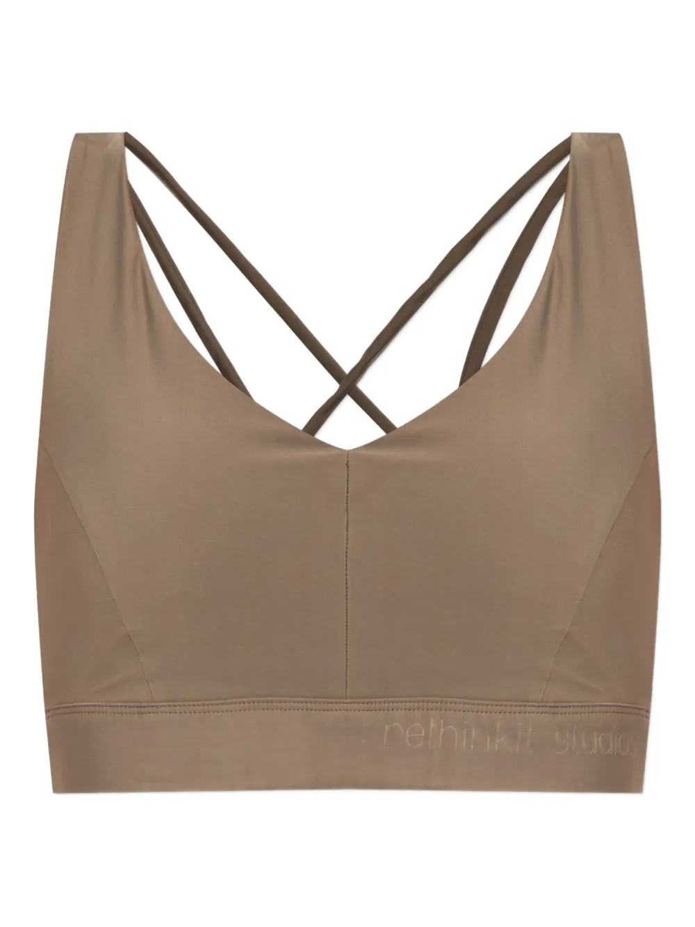 Укороченный топ с перекрестными бретелями RETHINKIT STUDIOS, нейтральный
Укороченный топ с перекрестными бретелями RETHINKIT STUDIOS, нейтральный