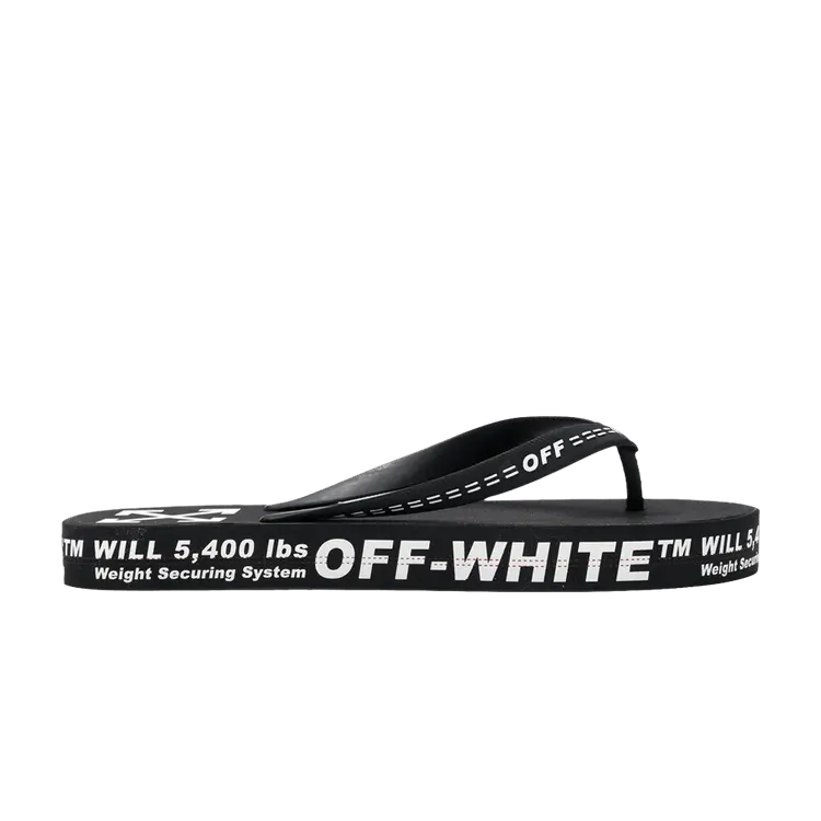 Кроссовки Off-White Flip Flops 'Typographic Logo - Black', черный
Кроссовки Off-White Flip Flops 'Typographic Logo - Black', черный