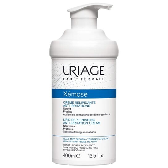 Успокаивающий липидовосполняющий крем, 400 мл Uriage, Xemose Lipid-Replenishing Anti-Irritation 
Успокаивающий липидовосполняющий крем, 400 мл Uriage, Xemose Lipid-Replenishing Anti-Irritation