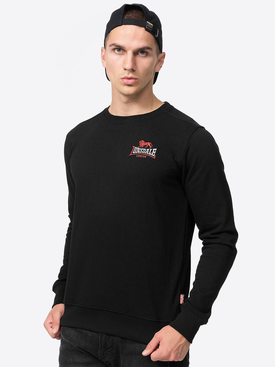 Мужская толстовка с круглым вырезом LONSDALE, облегающий крой LYMPSTONE
Мужская толстовка с круглым вырезом LONSDALE, облегающий крой LYMPSTONE