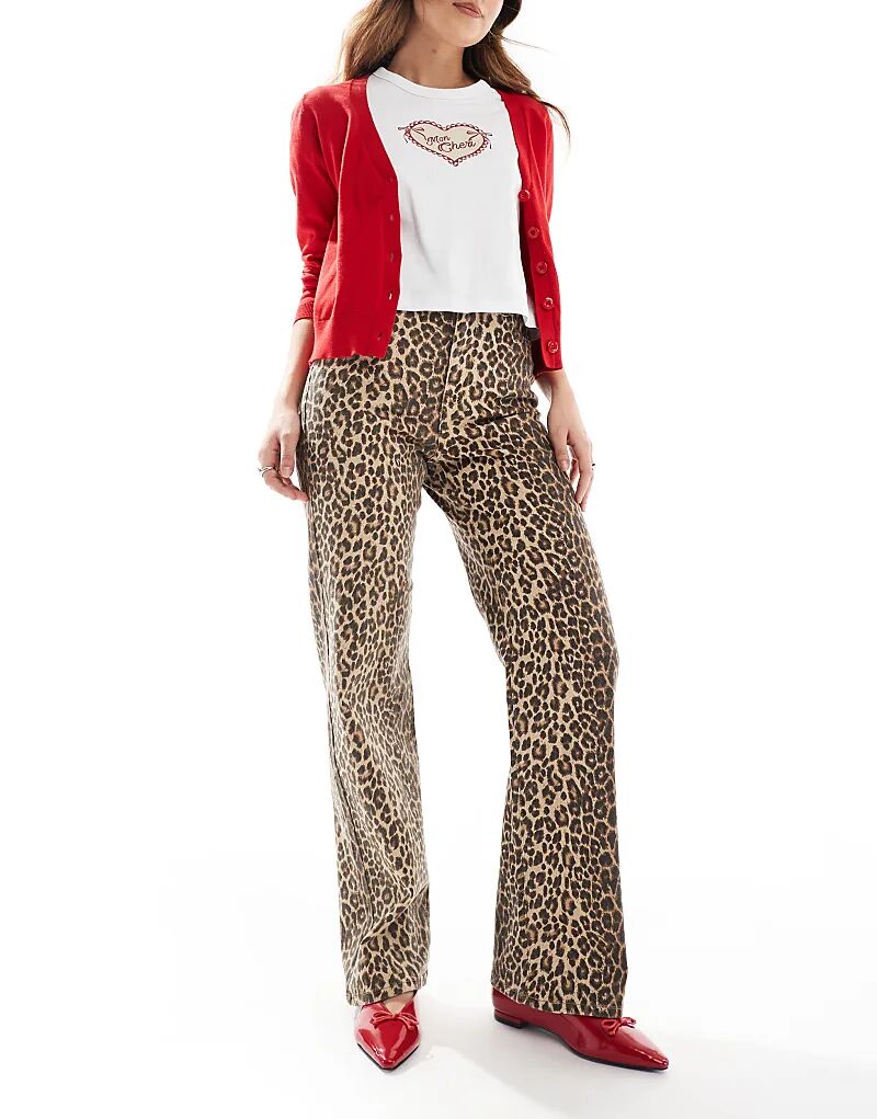 Широкие джинсы Tessa с леопардовым принтом Vero Moda
Широкие джинсы Tessa с леопардовым принтом Vero Moda