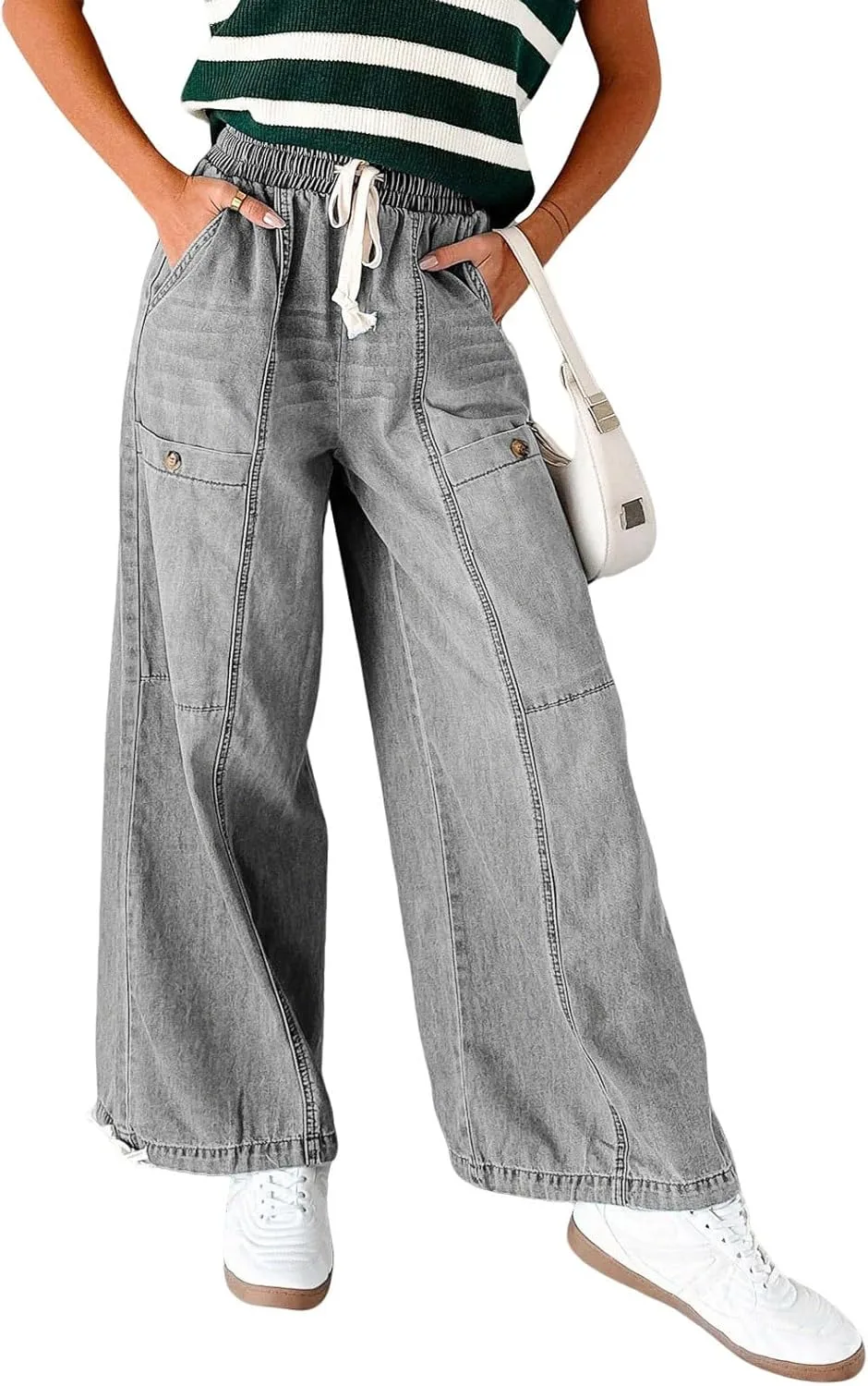 Женские джинсы loveimgs широкие с высокой талией и эластичным поясом
Женские джинсы loveimgs широкие с высокой талией и эластичным поясом