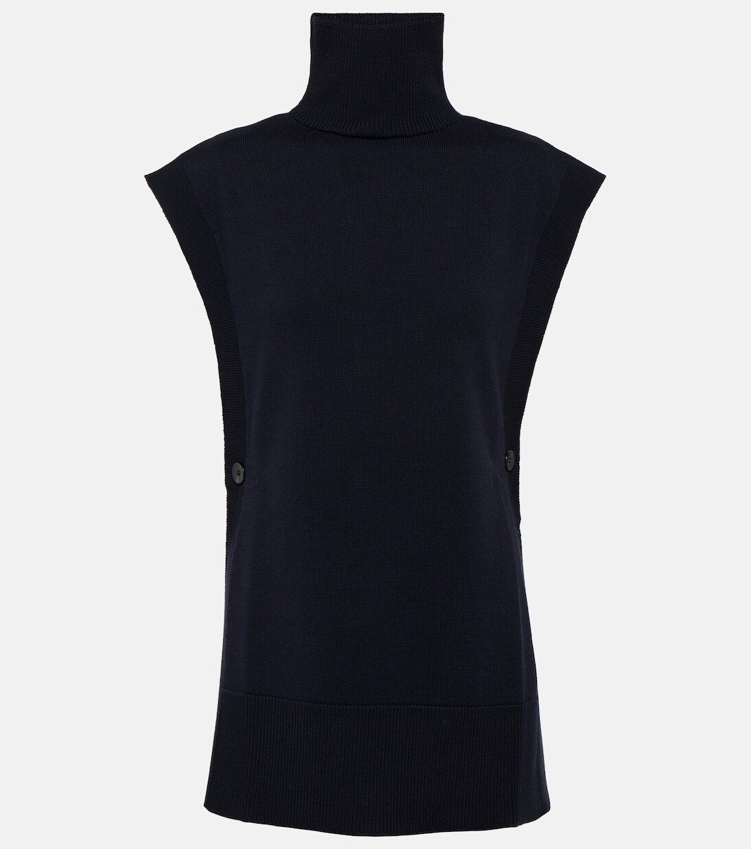Топ leisure esotico из натуральной шерсти Max Mara, синий 
Топ leisure esotico из натуральной шерсти Max Mara, синий