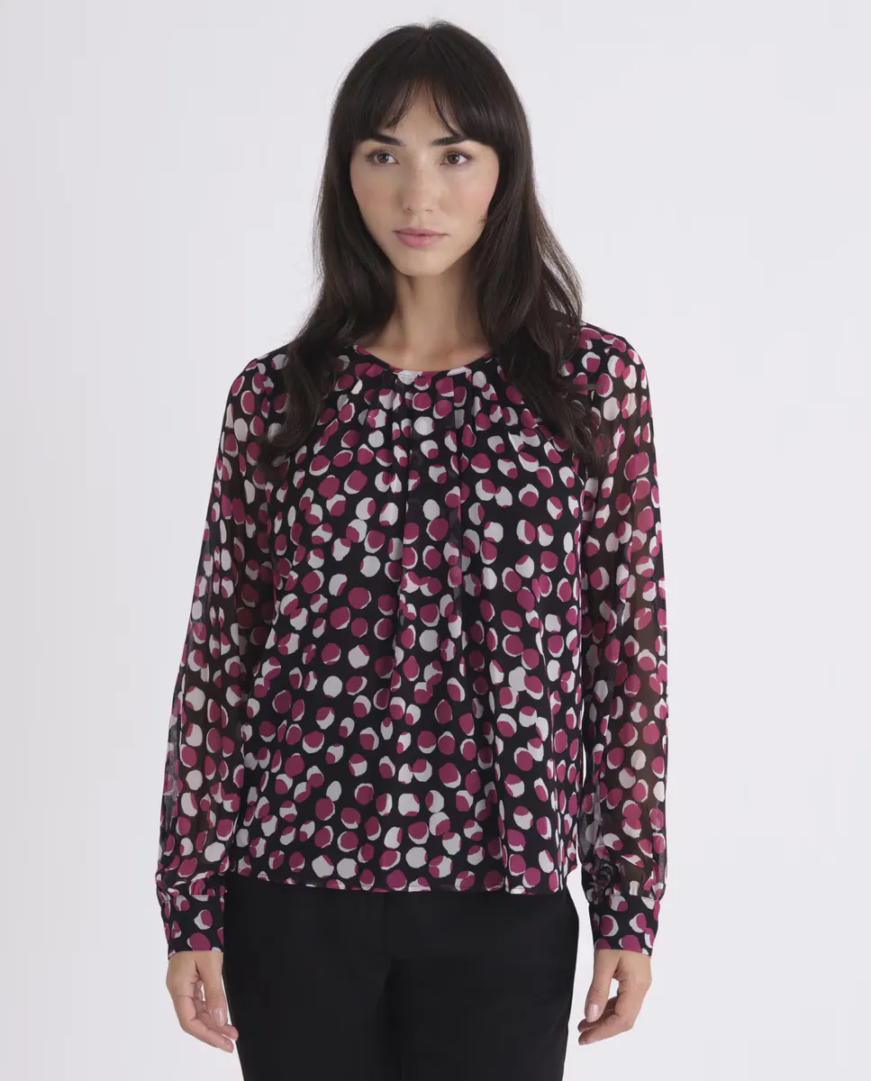 Женская блузка с длинным рукавом и принтом Calvin Klein, черный
Женская блузка с длинным рукавом и принтом Calvin Klein, черный