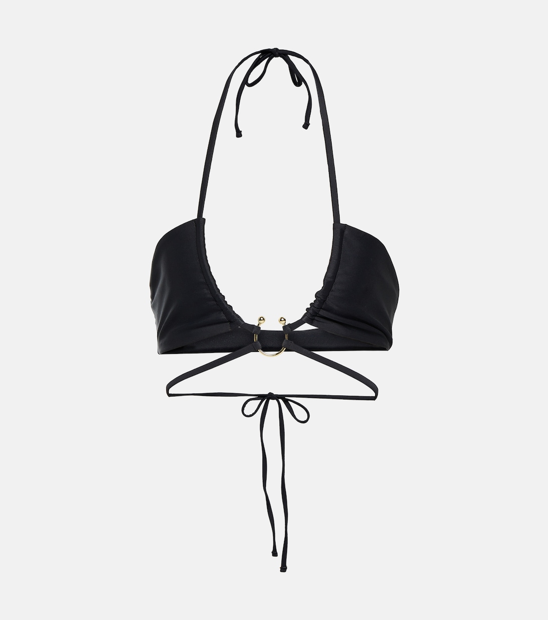 Верх бикини с бретелькой через шею Zuri Jade Swim, черный
Верх бикини с бретелькой через шею Zuri Jade Swim, черный