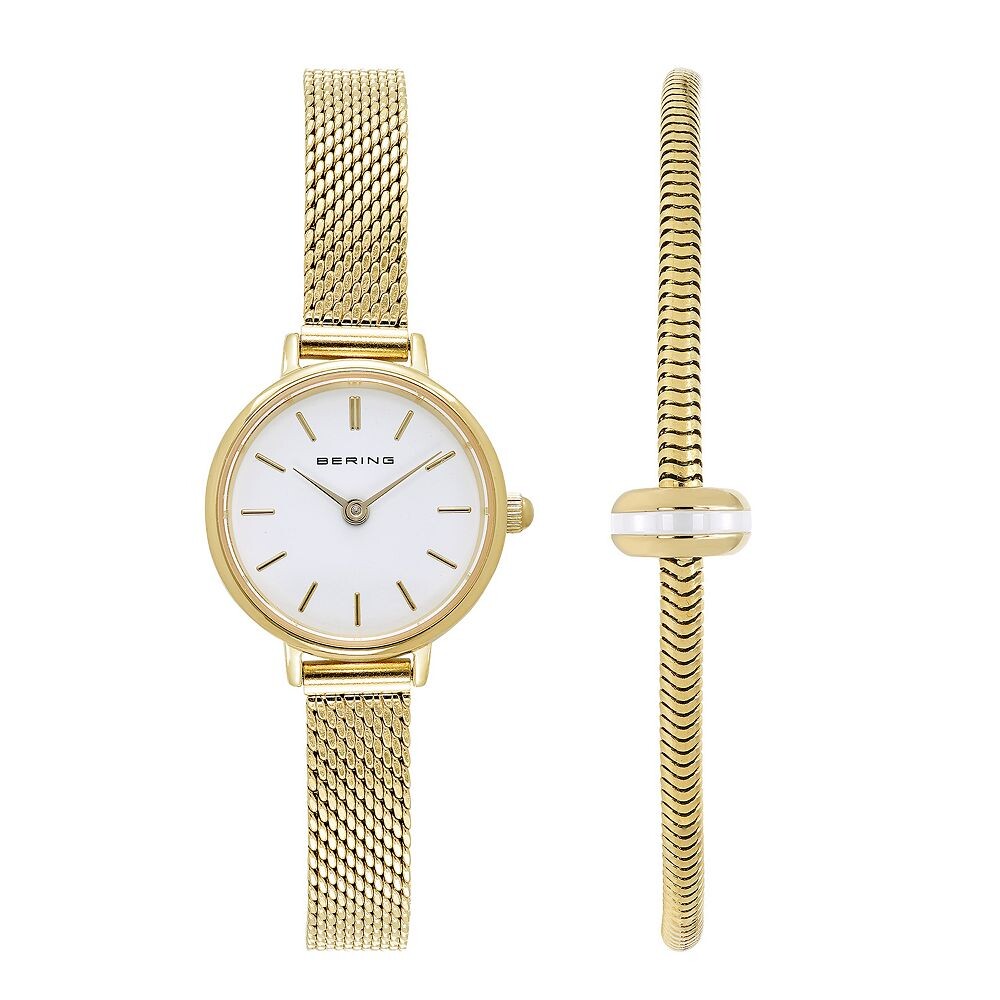 BERING Женские золотистые часы, браслет и подвеска - 11022-334-1-GWP190, золотой
BERING Женские золотистые часы, браслет и подвеска - 11022-334-1-GWP190, золотой
