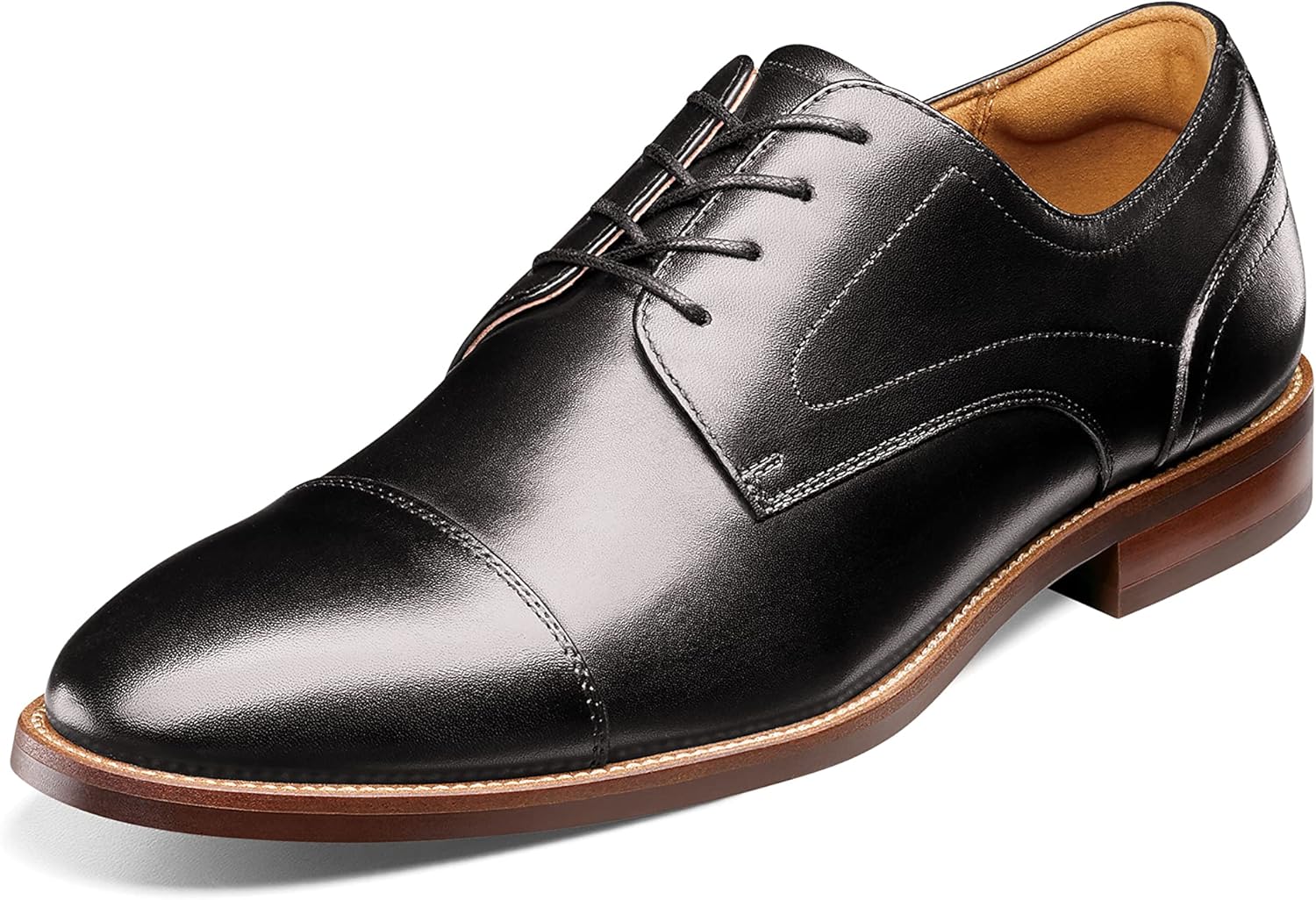 Мужские оксфорды Florsheim Rubano с кап-то носком, черный
Мужские оксфорды Florsheim Rubano с кап-то носком, черный