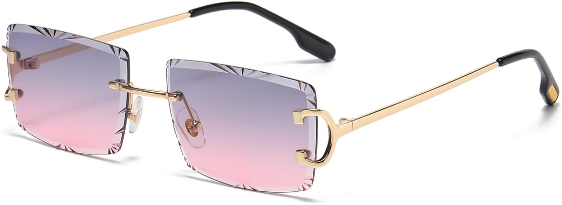 Солнцезащитные очки без оправы, прямоугольной формы, для женщин и мужчин, с защитой от УФ-излучения UV400, без оправы, с квадратными линзами, модные очки LIGOES, Grey Pink Lens
Солнцезащитные очки без оправы, прямоугольной формы, для женщин и мужчин, с защитой от УФ-излучения UV400, без оправы, с квадратными линзами, модные очки LIGOES, Grey Pink Lens