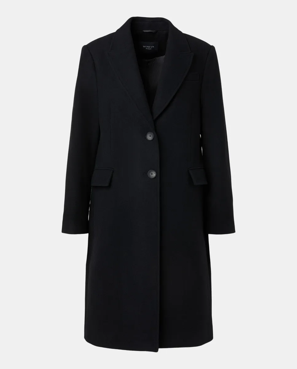 Длинное женское пальто из гладкой шерсти Woman El Corte Inglés, черный
Длинное женское пальто из гладкой шерсти Woman El Corte Inglés, черный