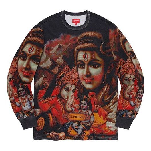 Футболка fw19 week 13 ganesh ls thermal black tee Supreme, мультиколор
Футболка fw19 week 13 ganesh ls thermal black tee Supreme, мультиколор
