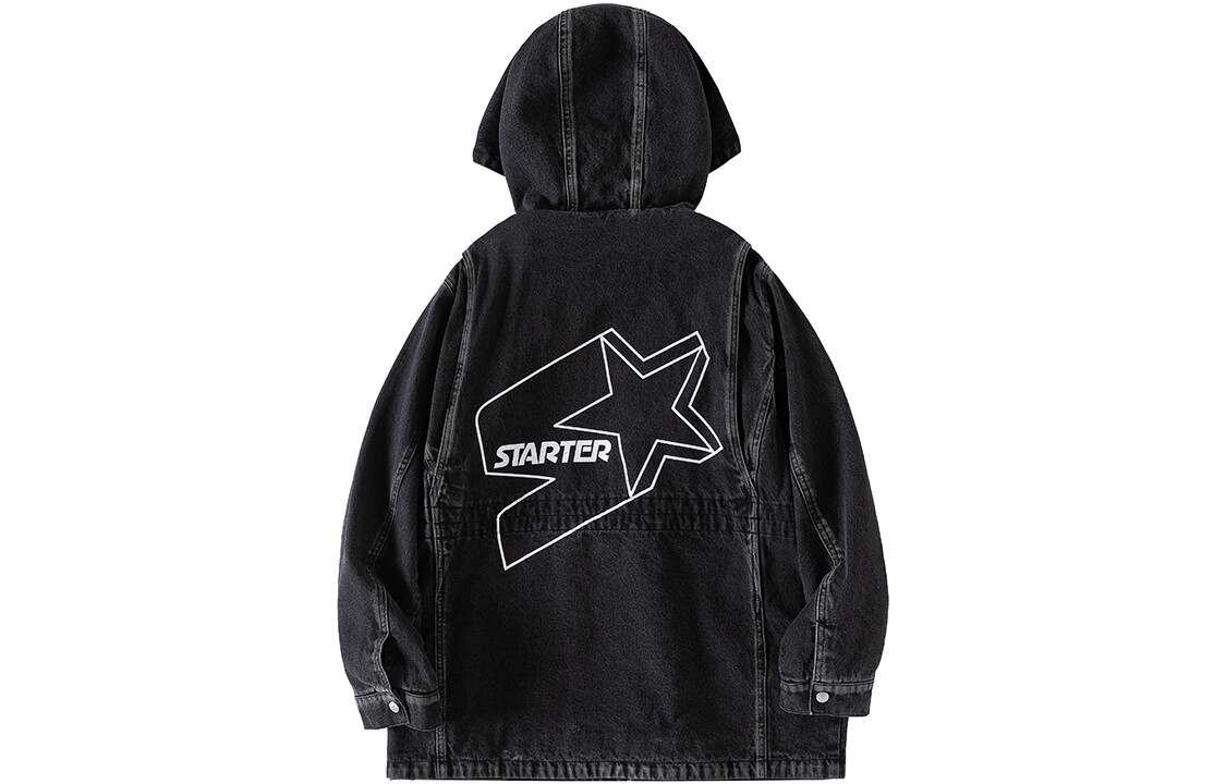 Джинсовая куртка унисекс черный Starter
Джинсовая куртка унисекс черный Starter