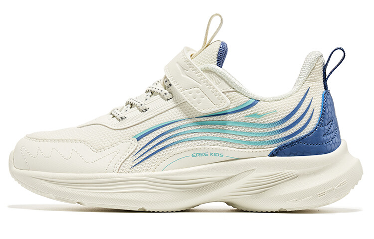 Детские кеды Детские низкие белые/синие Erke Kids, голубой 
Детские кеды Детские низкие белые/синие Erke Kids, голубой