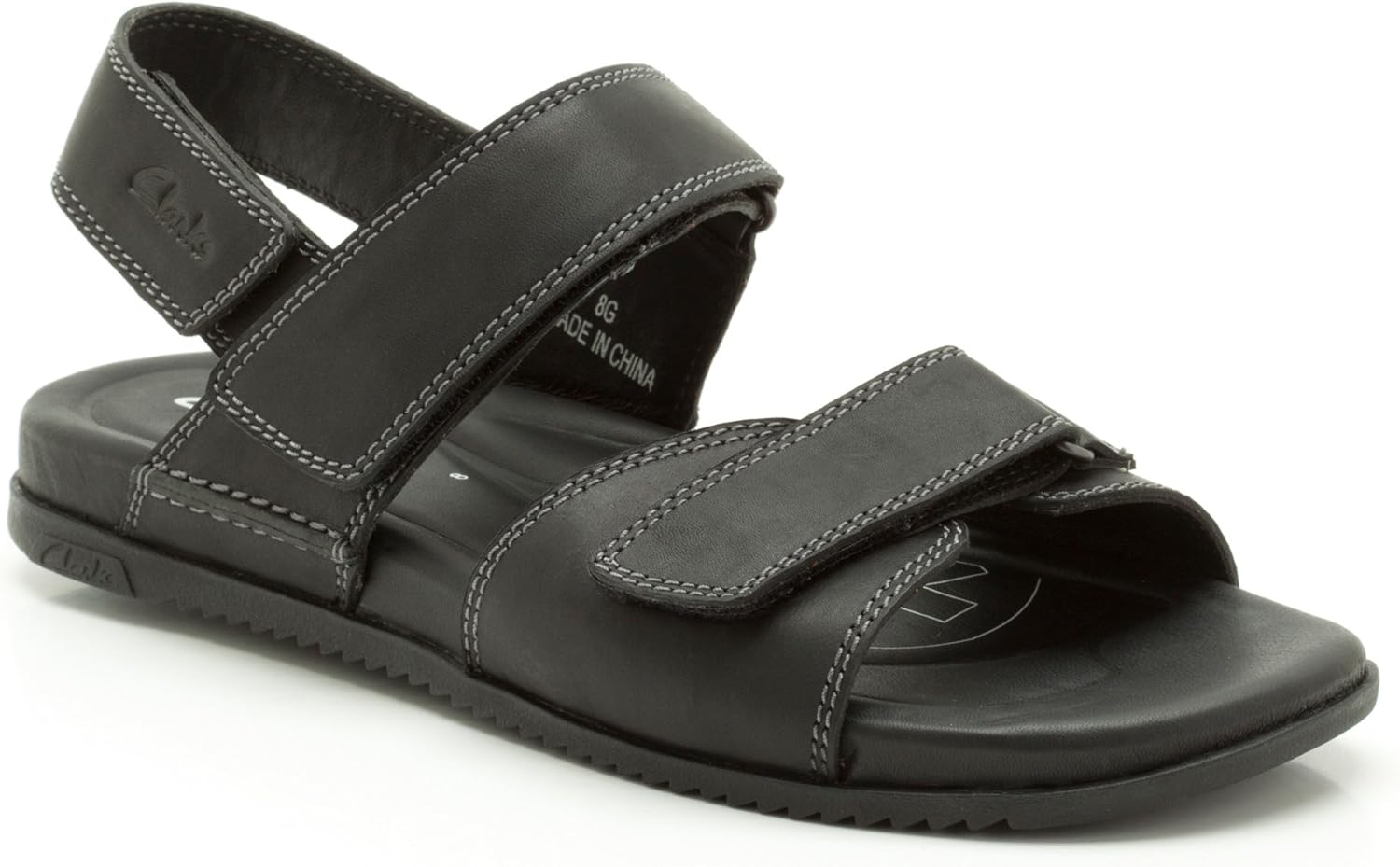 Мужские сандалии с открытым носком Clarks, черный
Мужские сандалии с открытым носком Clarks, черный