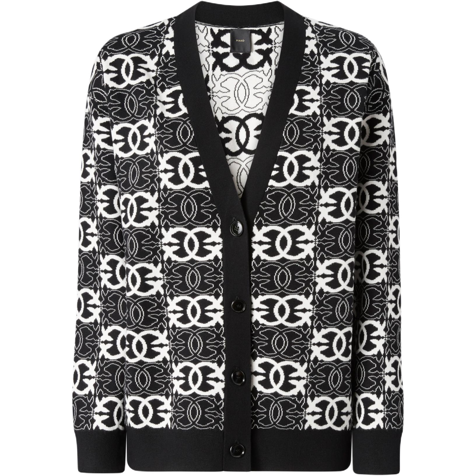 Кардиган Love Birds Intarsia PINKO, черный
Кардиган Love Birds Intarsia PINKO, черный