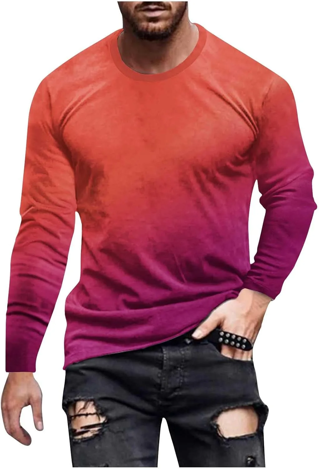 Мужская футболка с длинным рукавом Slim Fit для тренировок QUNPIU
Мужская футболка с длинным рукавом Slim Fit для тренировок QUNPIU