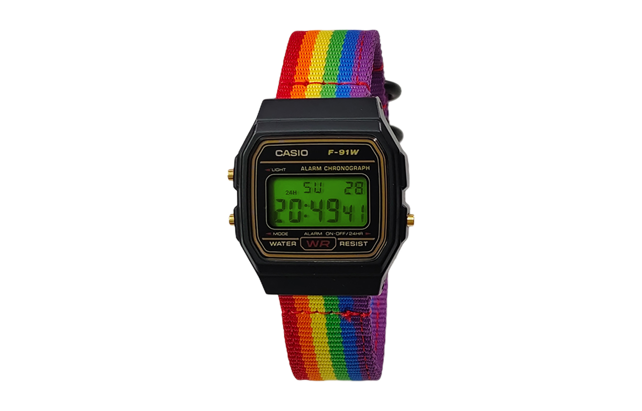 CASIO Мужские часы Retrofit Series с кварцевым механизмом и нейлоновым ремешком, черный циферблат
CASIO Мужские часы Retrofit Series с кварцевым механизмом и нейлоновым ремешком, черный циферблат