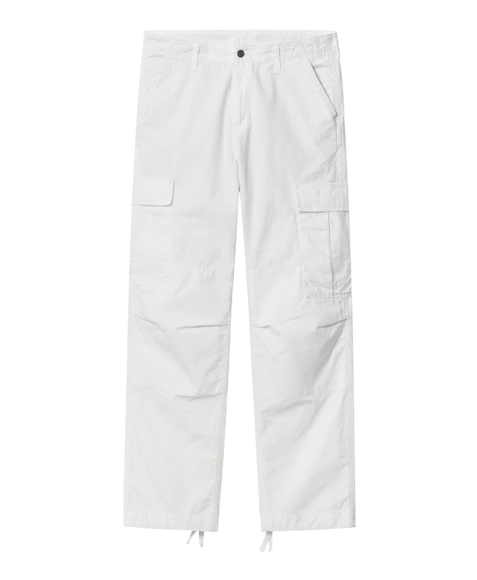 Белые брюки-карго из хлопка рипстоп Carhartt Wip, белый
Белые брюки-карго из хлопка рипстоп Carhartt Wip, белый