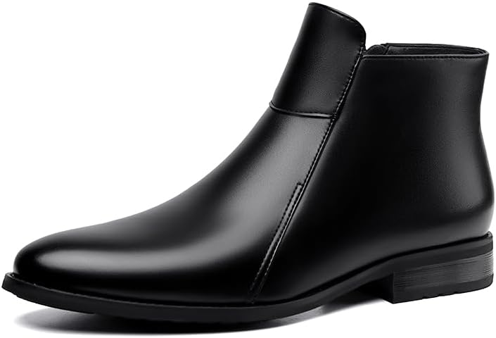 Мужские ботинки Sfwarmart из натуральной кожи, британский стиль, мужские ботинки до щиколотки, высокие с молнией, повседневная и деловая обувь, размеры 39-44, черный
Мужские ботинки Sfwarmart из натуральной кожи, британский стиль, мужские ботинки до щиколотки, высокие с молнией, повседневная и деловая обувь, размеры 39-44, черный