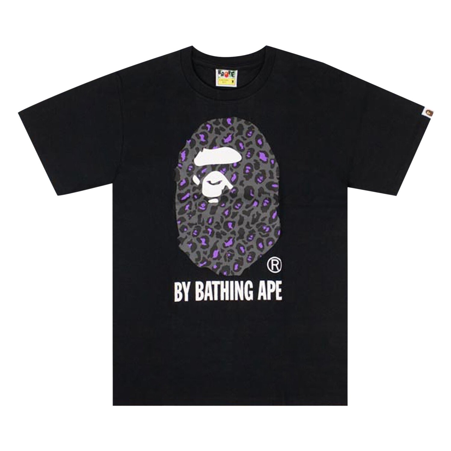 Футболка BAPE Leopard Big Ape Head, черная
Футболка BAPE Leopard Big Ape Head, черная