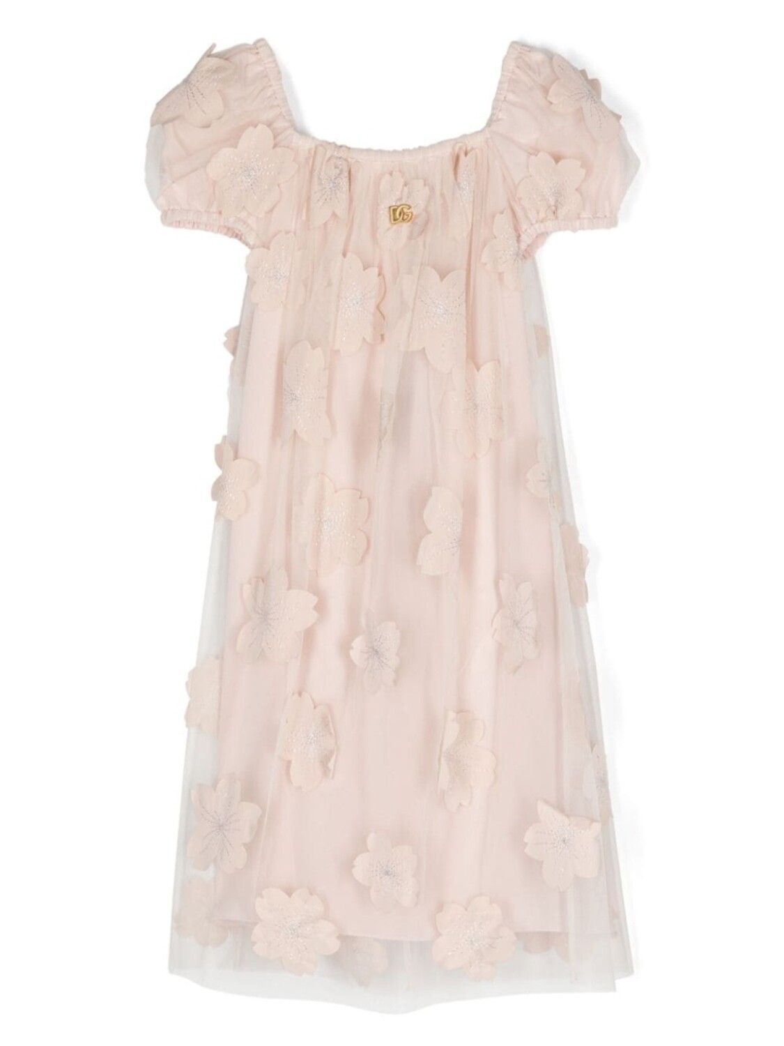 Dolce & Gabbana Kids платье из тюля с цветочной аппликацией, розовый
Dolce & Gabbana Kids платье из тюля с цветочной аппликацией, розовый