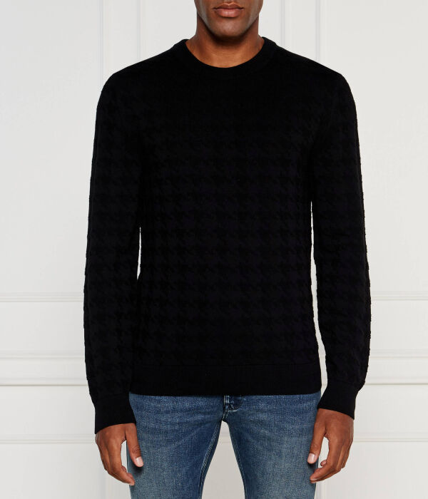 Свитер Hugo Steeth Slim Fit, черный 
Свитер Hugo Steeth Slim Fit, черный