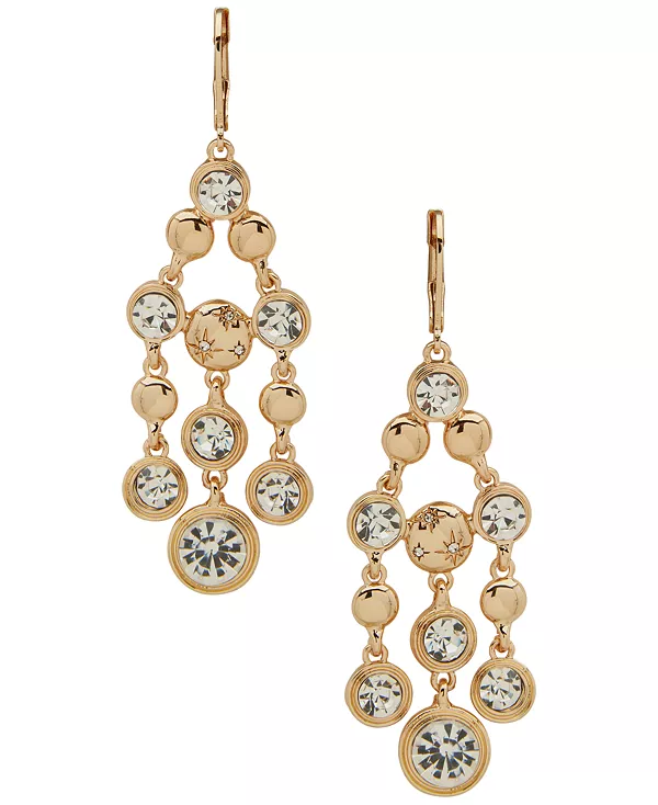 Серьги-Люстры в форме звезд с кристаллами золотистого оттенка Anne Klein, gold
Серьги-Люстры в форме звезд с кристаллами золотистого оттенка Anne Klein, gold