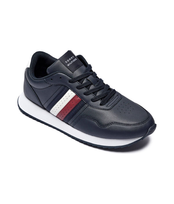 Кроссовки кожаные Tommy Hilfiger с логотипом, синий
Кроссовки кожаные Tommy Hilfiger с логотипом, синий