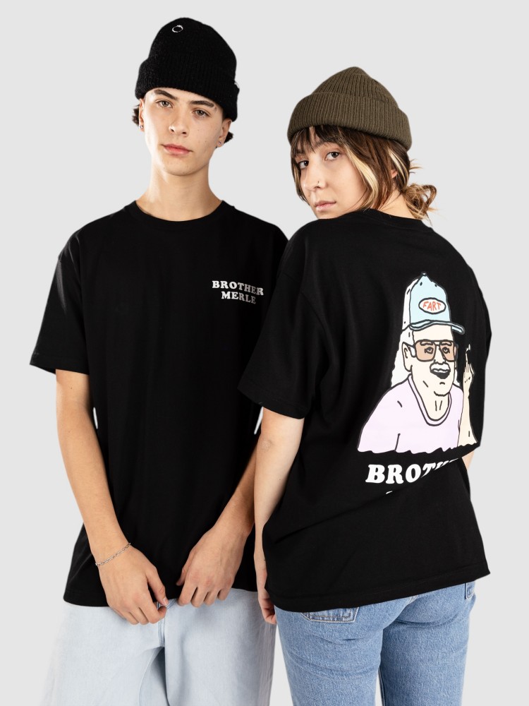 Футболка Brother Merle Dwight T-Shirt, black, Черный, Футболка Brother Merle Dwight T-Shirt, black
Футболка Brother Merle Dwight T-Shirt, black, Черный, Футболка Brother Merle Dwight T-Shirt, black