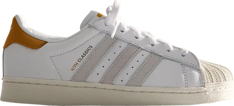 Кроссовки Kith x Superstar J 'Classics Program - Mango', белый
Кроссовки Kith x Superstar J 'Classics Program - Mango', белый