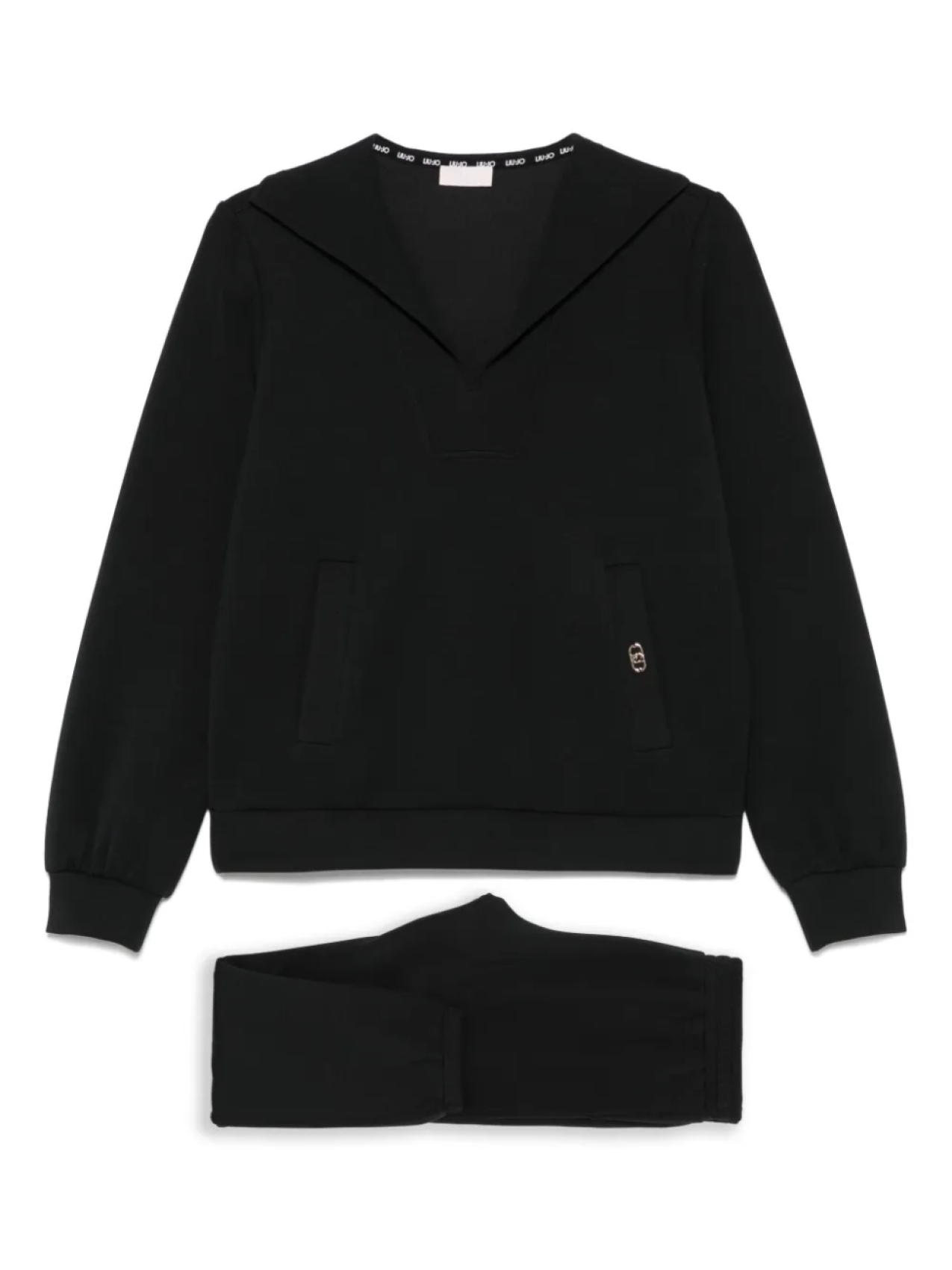 Комплект брюк с логотипом LIU JO, черный
Комплект брюк с логотипом LIU JO, черный