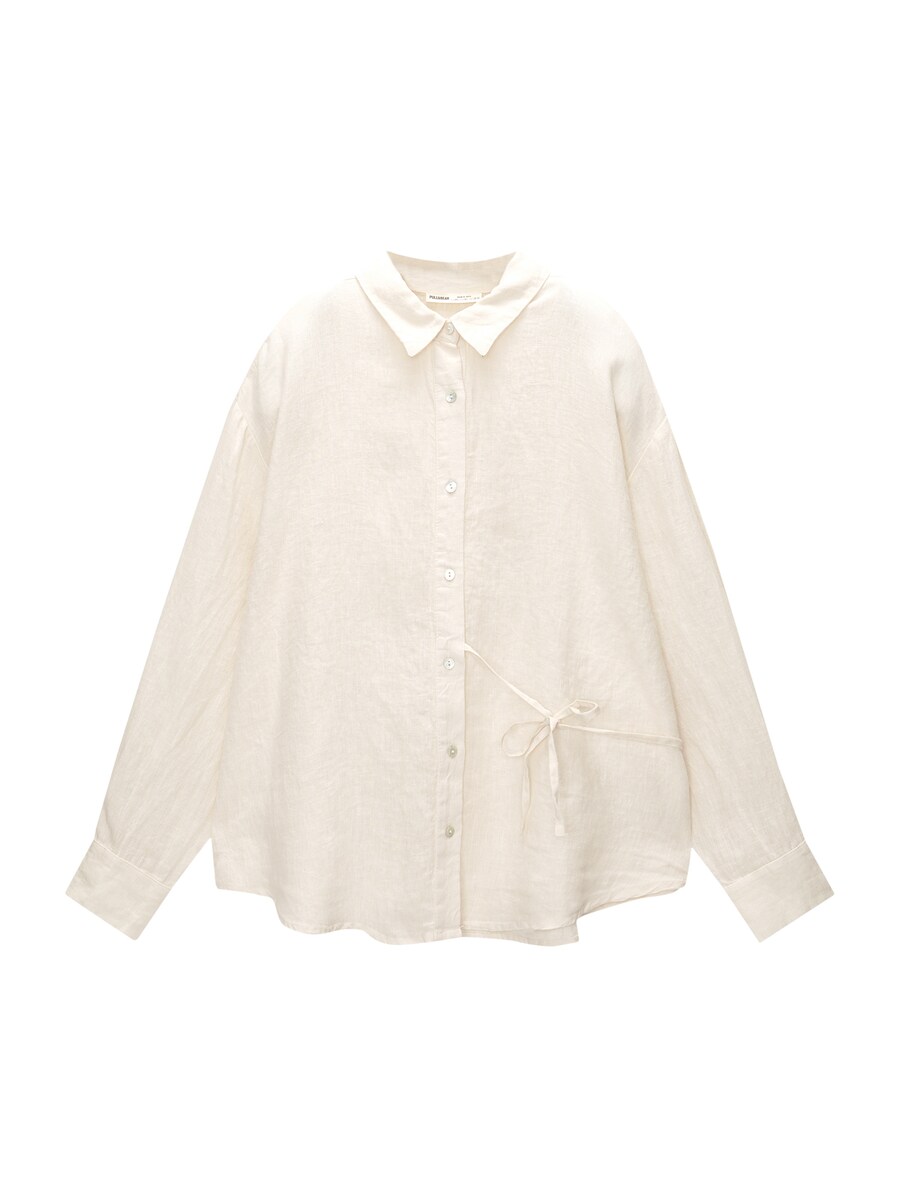 Рубашка Pull&Bear Blouse, кремовый
Рубашка Pull&Bear Blouse, кремовый