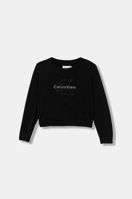 Детская хлопковая толстовка Calvin Klein Jeans, черный
Детская хлопковая толстовка Calvin Klein Jeans, черный